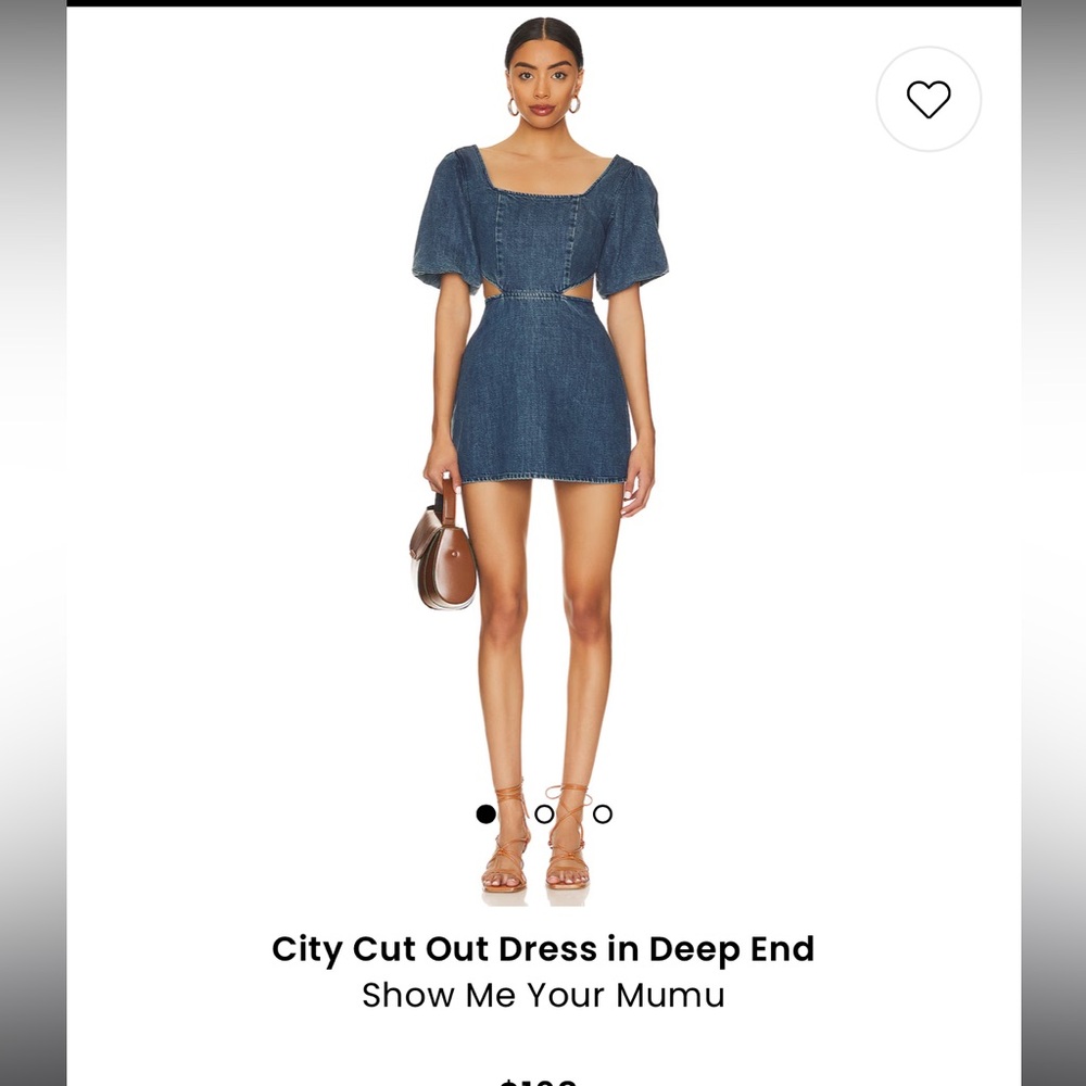 City Cut out dress in Deep End